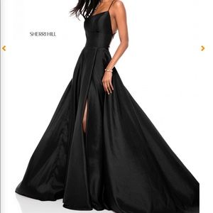 Black Sherri Hill prom dress